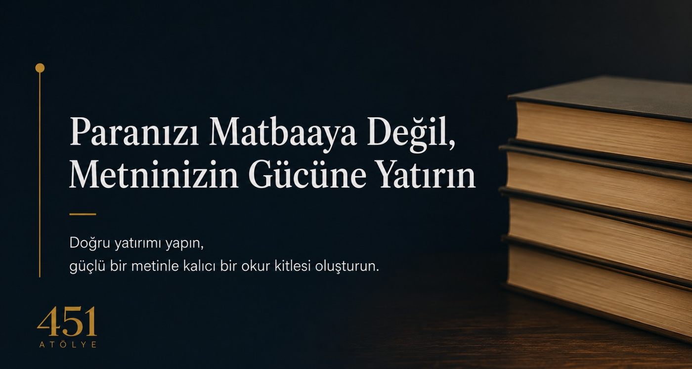 Kitap Çıkarma Maliyeti: Paranızı Matbaaya Değil, Metninizin Gücüne Yatırın