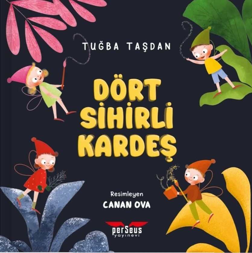 Dört Sihirli Kardeş — kitap kapağı